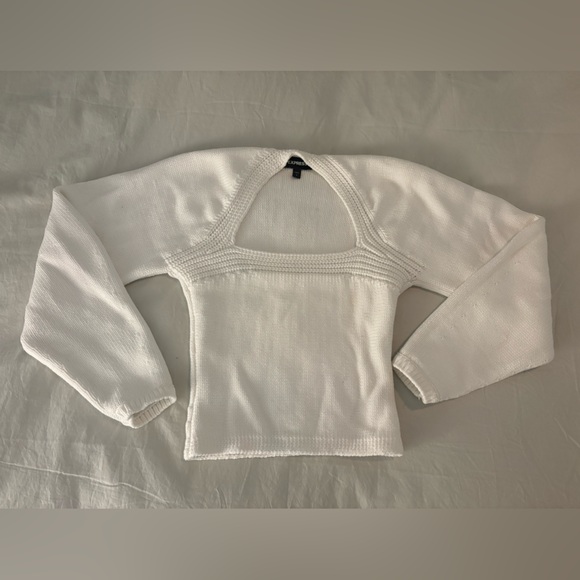 Express square neck sweater - Picture 3 of 7